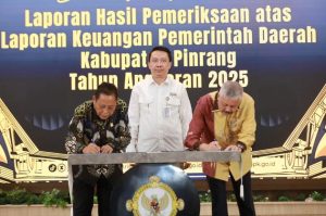 Jaga Transparansi Anggaran, Pemkab Pinrang Kembali Raih Opini WTP
